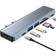 Tech-Protect V5-Hub Adapter 7-in-1 - USB-C Adapter with 4K HDMI, 2 USB, SD/TF Card Reader, 2 USB-C | Designed for Laptops with Two USB Type-C Ports | Grey
